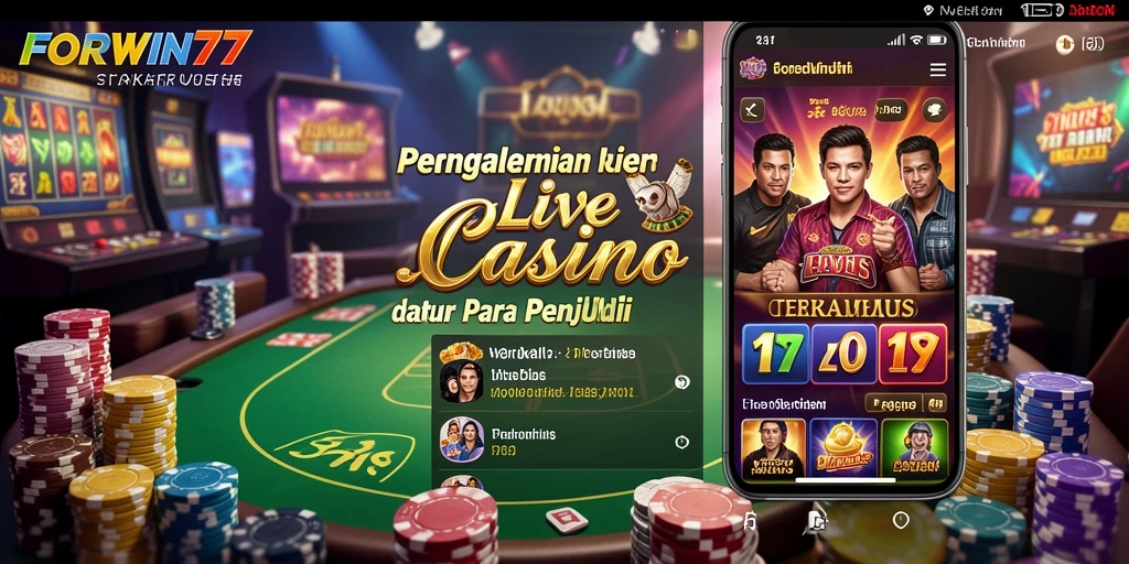Screenshot FORWIN77 menampilkan gameplay menarik di live casino.