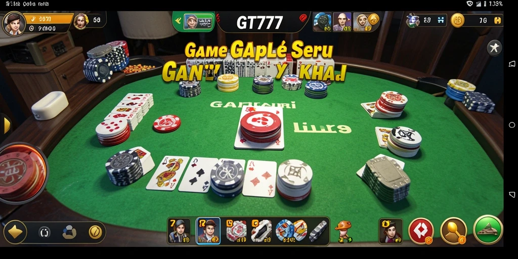 Tampilan gameplay seru Gaple di GT777 yang mengasyikkan.