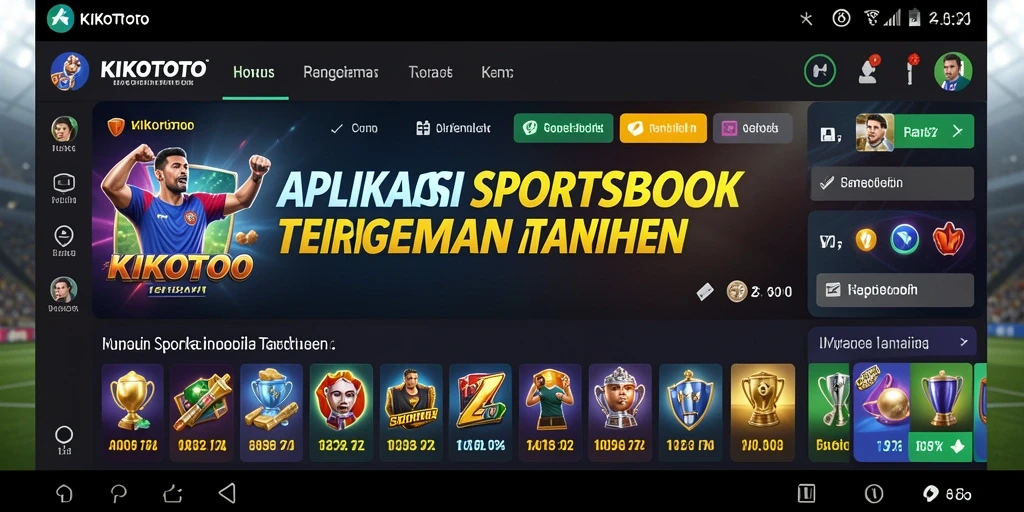 Tampilan menarik dari gameplay Sportsbook KIKOTOTO yang menghadirkan taruhan langsung.