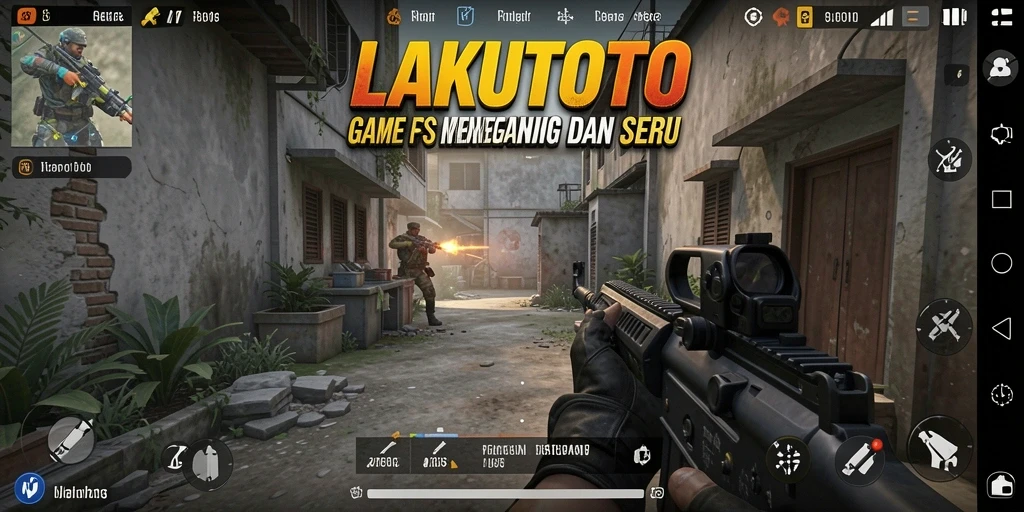 Tangkapan layar menunjukkan aksi seru dalam LAKUTOTO.