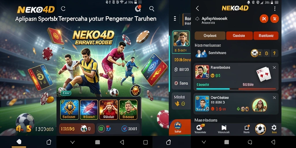 Tampilan gameplay menarik dari aplikasi Sportsbook NEKO4D.