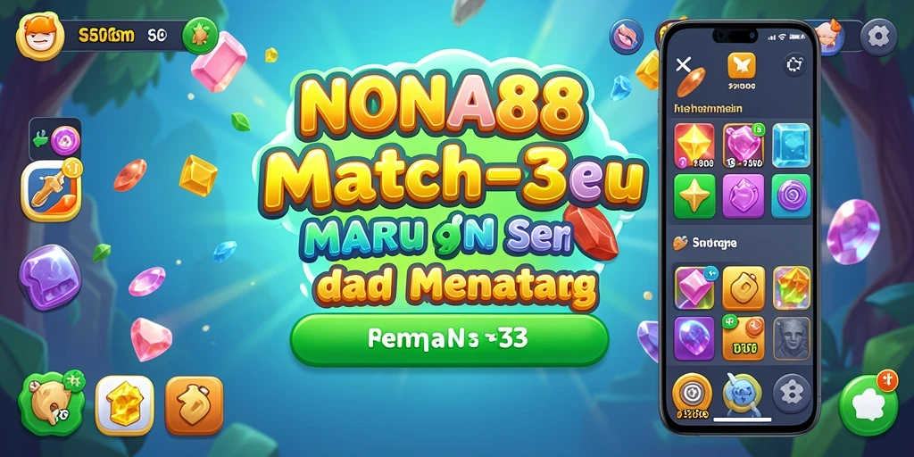Tampilan seru gameplay NONA88 yang penuh warna dan tantangan.