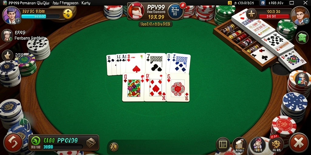 Tampilan gameplay menarik QiuQiu di PPV99.