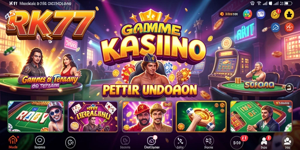 Tampilan gameplay Kasino yang mengesankan dari RK77.