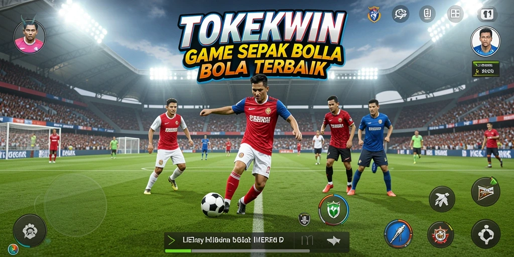 Gameplay kompetitif dalam TOKEKWIN dengan tampilan yang menarik.