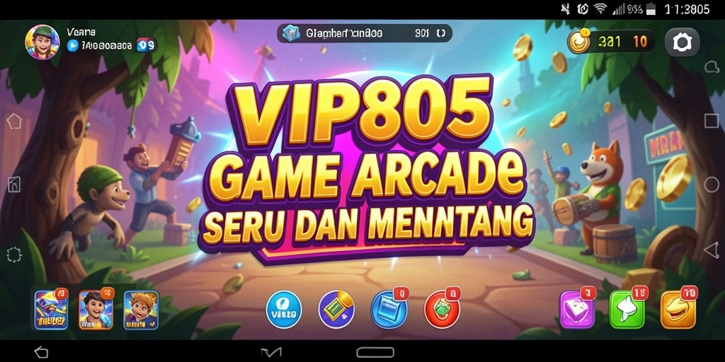 Tampilan gameplay seru dalam VIP805 yang memikat para pemain.
