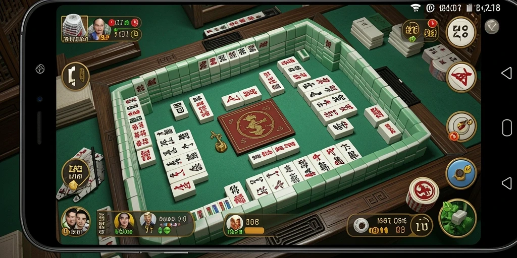 Screenshot Z18 menampilkan gameplay Mahjong yang seru dan interaktif.